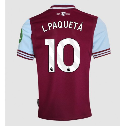 Pánský Fotbalový dres West Ham United Lucas Paqueta #10 2024-25 Domácí Krátký Rukáv